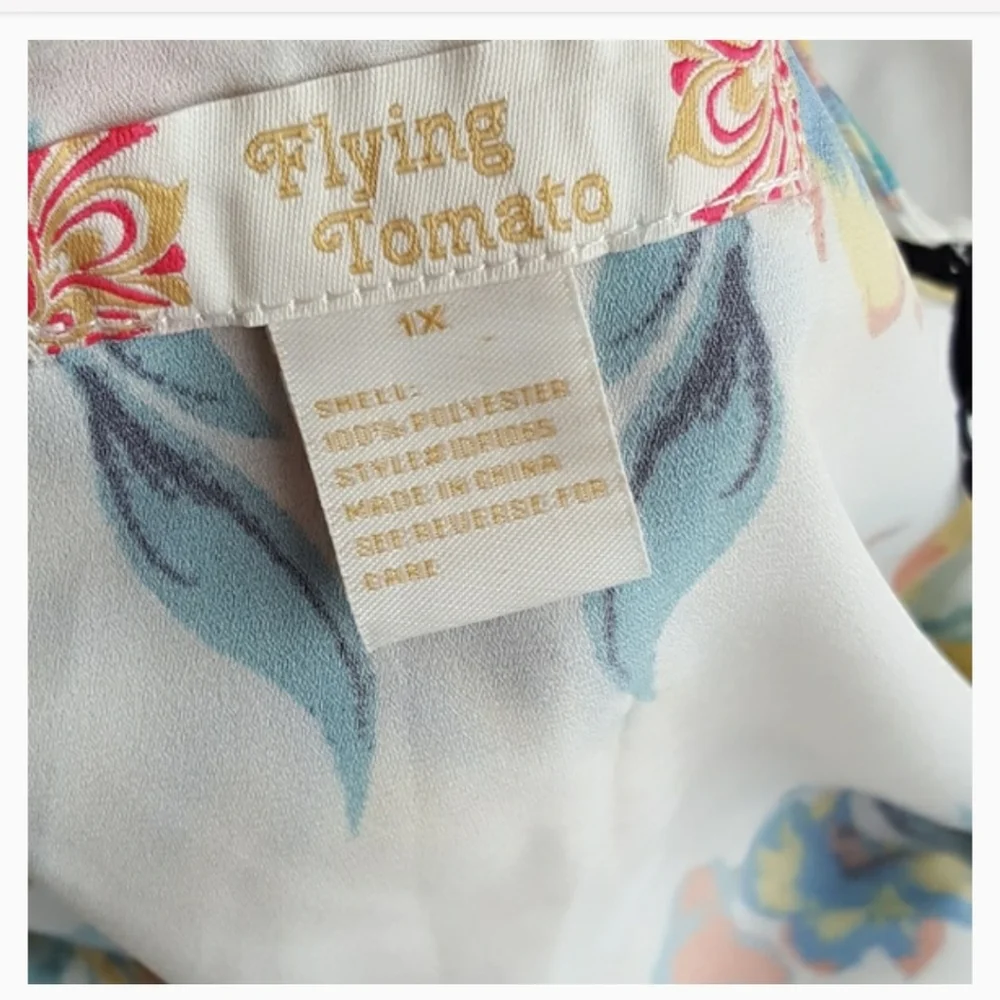 Flying Tomato cold shoulder  maxi dress 1X - Picture 6 of 8